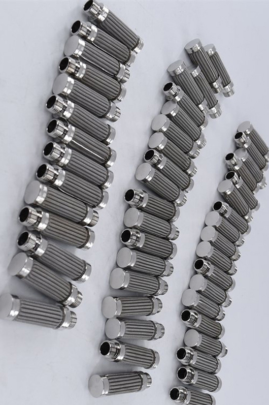 stainless steel pleated filter element